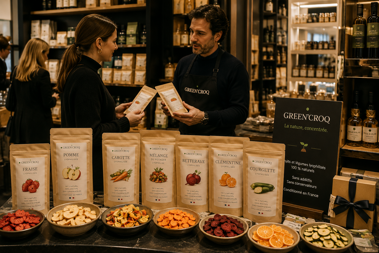 Freeze-dried fruits for fine grocers